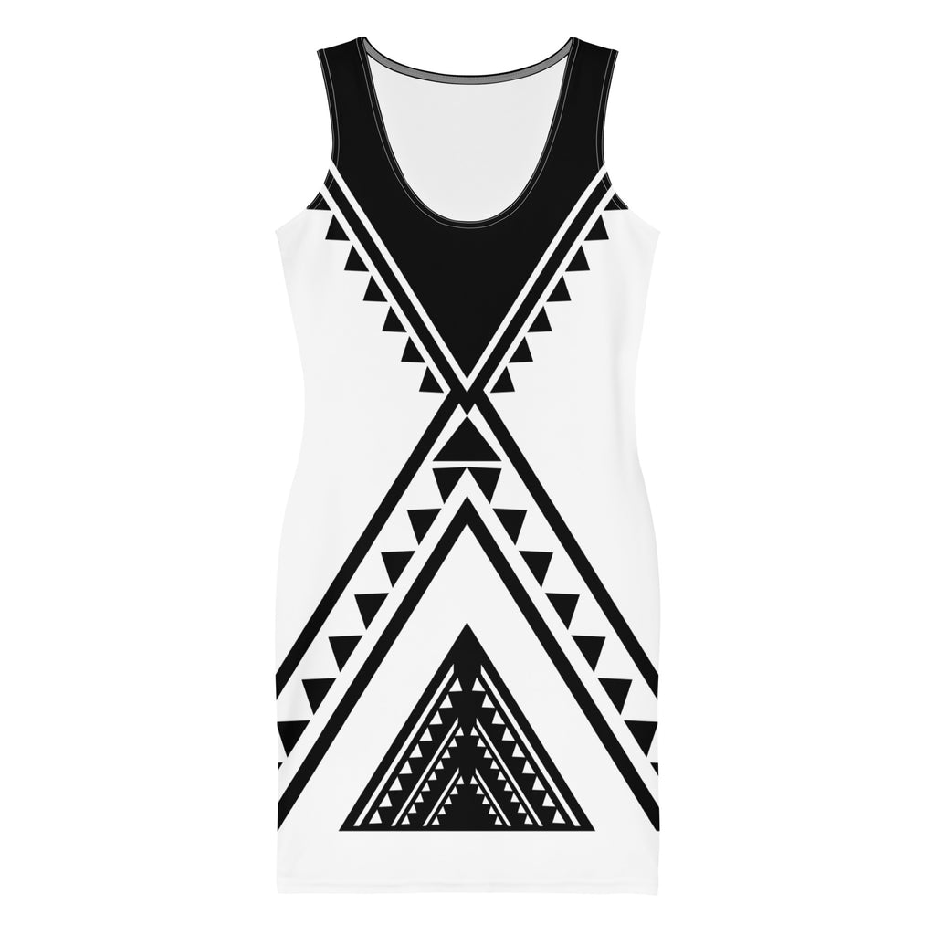 Native Print Sublimation Dress
