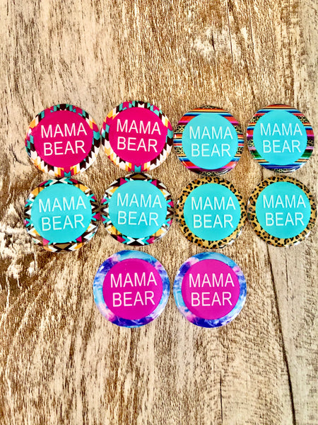 Handmade “Mama Bear” 1 Inch Cab