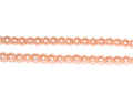 4mm Pale Apricot Pearl Beads