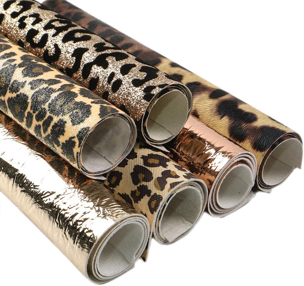 Leopard & Metallic Backing Set