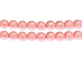 6mm Blush Textured Glass Pearls