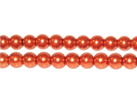 4mm Copper Bronze Pearl Beads