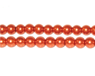 4mm Copper Bronze Pearl Beads