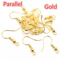 Gold Color French Hooks : 5 Pairs