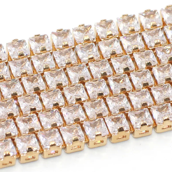 KC Gold Square Zircon Banding