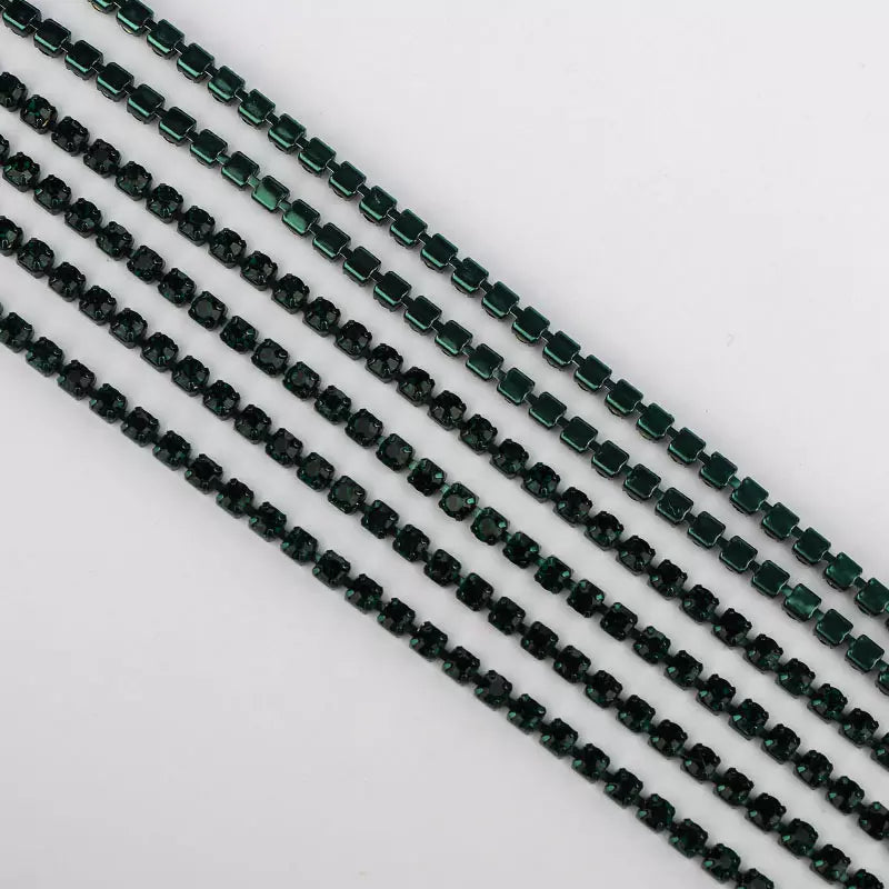 All Dark Green SS8 Banding 10 Yard Discounted Roll