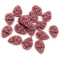 13x18mm Faux Druzy Teardrop Centerpieces Dark Mauve