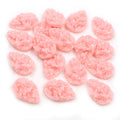 13x18mm Faux Druzy Teardrop Centerpieces Soft Pink
