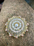 Dusty Pink & Pearl Phone Grip