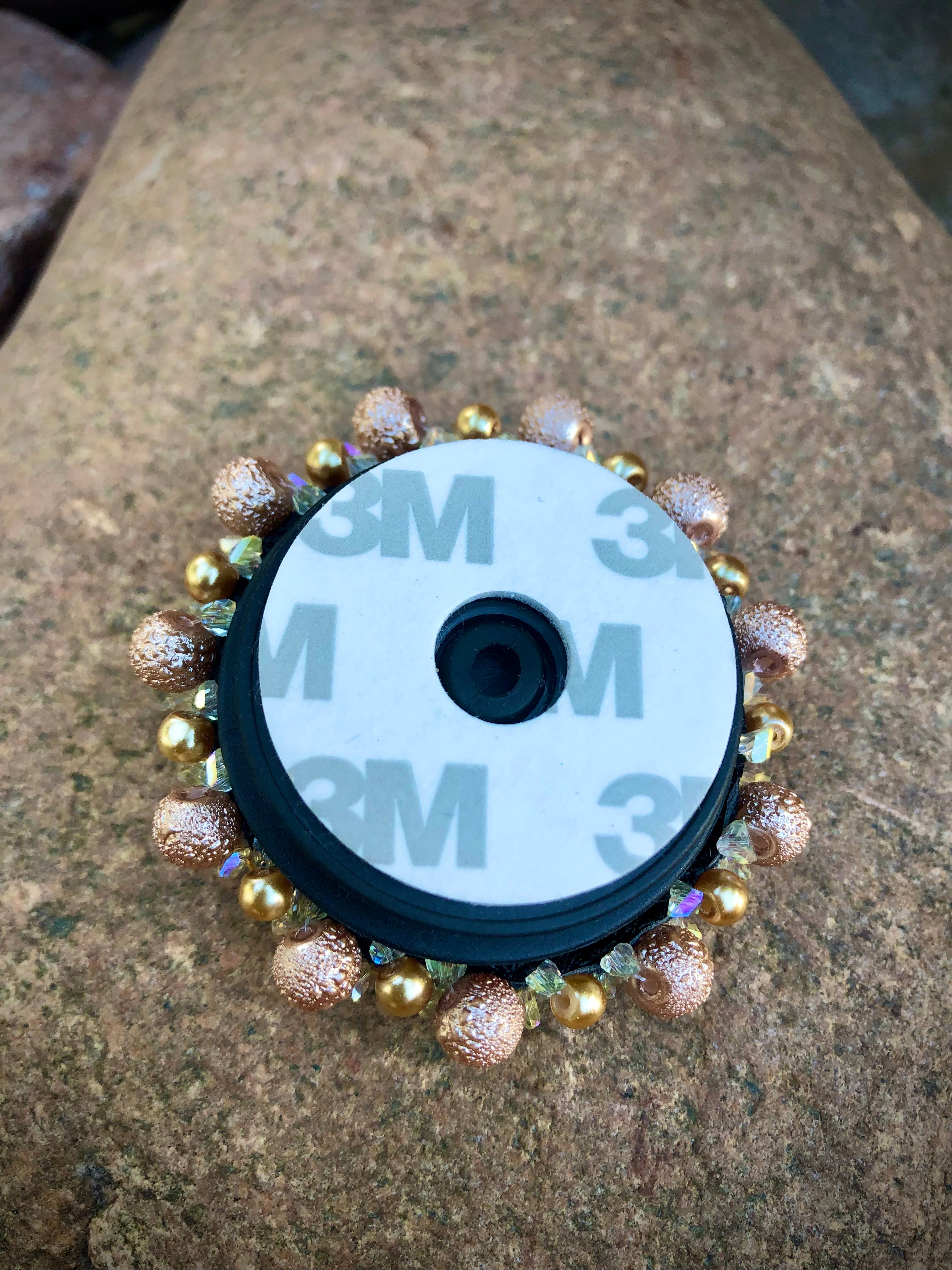 Dusty Pink & Pearl Phone Grip