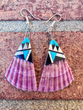 Inlay Slab Earrings