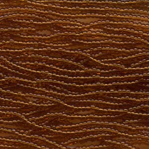 11/0 Czech Preciosa Seed Beads Half Hank: Med. Topaz