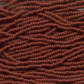 11/0 Czech Preciosa Seed Beads Half Hank: Brown OP