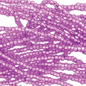 11/0 Czech Preciosa Seed Beads Half Hank: Violet Dyed