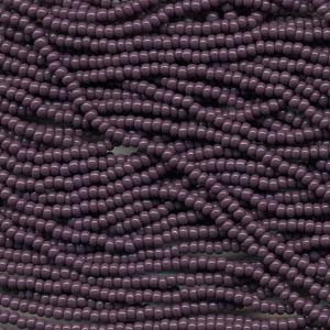 11/0 Czech Preciosa Seed Beads Half Hank: Purple