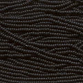 11/0 Czech Preciosa Seed Beads Half Hank: Jet Black