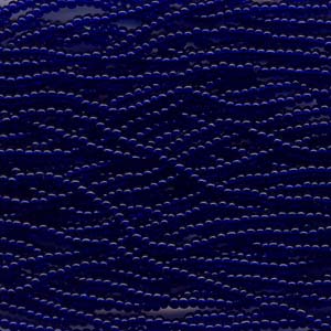 11/0 Czech Preciosa Seed Beads Half Hank: Dark Sapphire