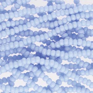 11/0 Czech Preciosa Seed Beads Half Hank: Powder Blue