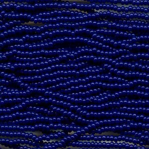 11/0 Czech Preciosa Seed Beads Half Hank: Navy Blue