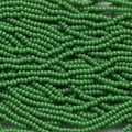 11/0 Czech Preciosa Seed Beads Half Hank: Green OP