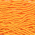 11/0 Czech Preciosa Seed Beads Half Hank: Light Orange