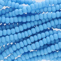 11/0 Czech Preciosa Seed Beads Half Hank: Blue Turquoise Matte