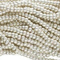 11/0 Czech Preciosa Seed Beads Half Hank: Metallic Silver