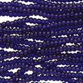 11/0 Czech Preciosa Seed Beads Half Hank: Cobalt