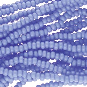 11/0 Czech Preciosa Seed Beads Half Hank: Pale Blue