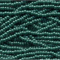 11/0 Czech Preciosa Seed Beads Half Hank: Dark Green OP Luster