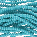 11/0 Czech Preciosa Seed Beads Half Hank: OP Blue Turquoise