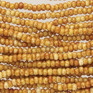 11/0 Czech Preciosa Seed Beads Half Hank: Travertine