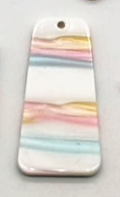 Short Pastel Striped Slabs