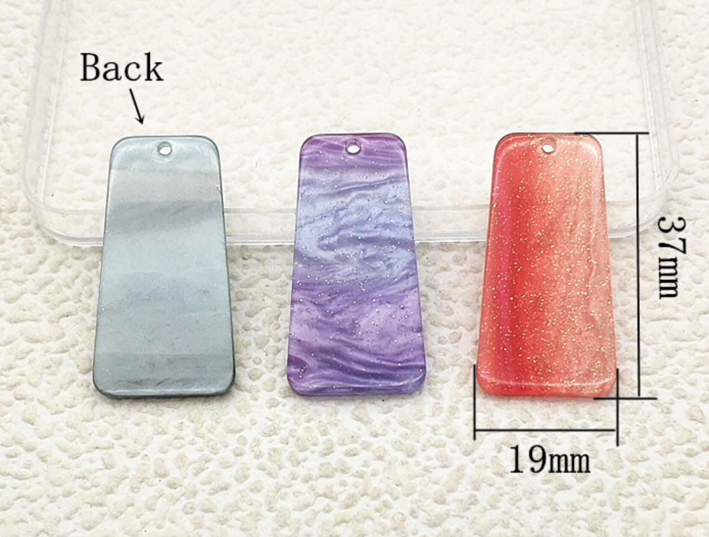 Short Glitter Swirl Slabs