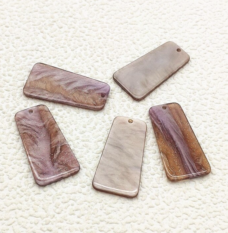 Short Glitter Swirl Slabs