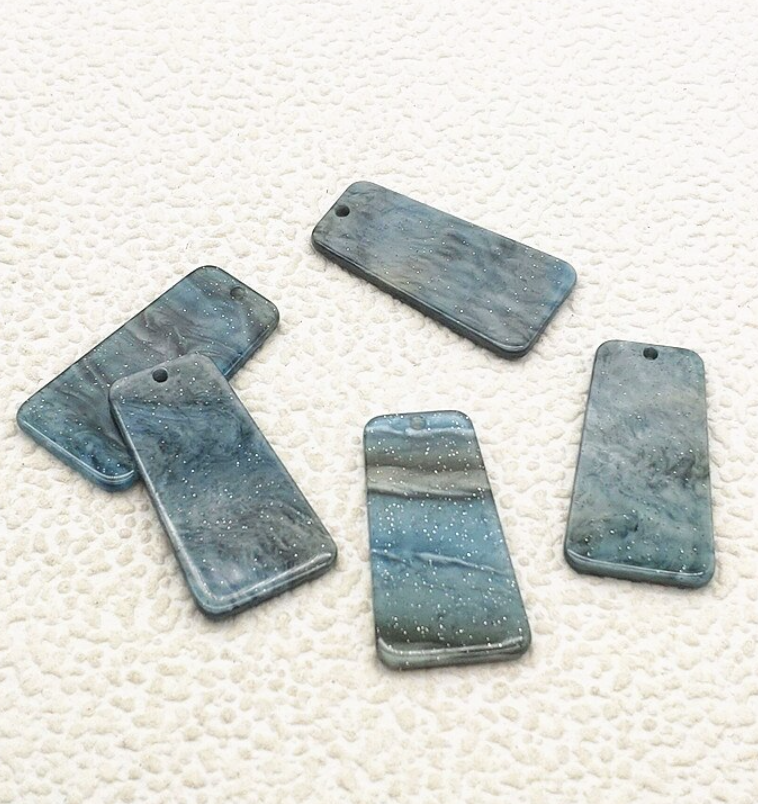 Short Glitter Swirl Slabs