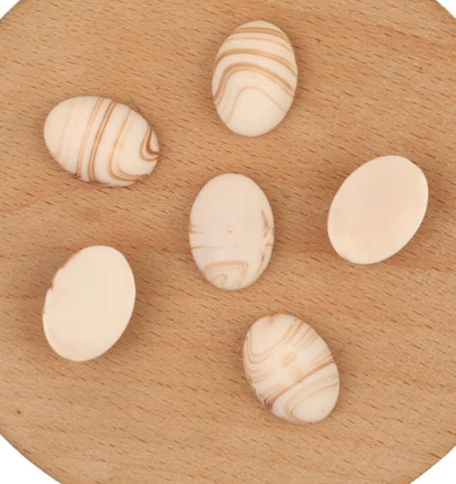 Small Oval Matte Swirls Centerpeices