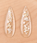 Long Teardrop Shell Foil Slabs