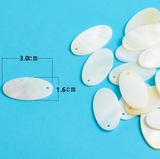 Oval Shell Centerpieces 25x16 or 30x16mm