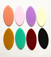 Large Oval Solid Color Slabs