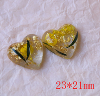Clear Flower Resin Hearts