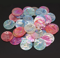 Dyed Shell Round Centerpieces 25mm