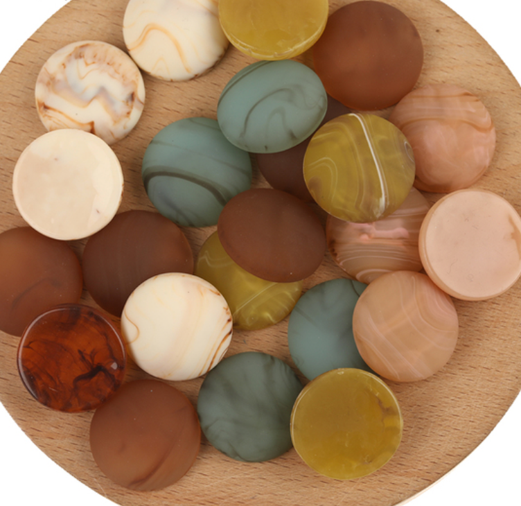 18mm Round Swirl Matte Centerpieces