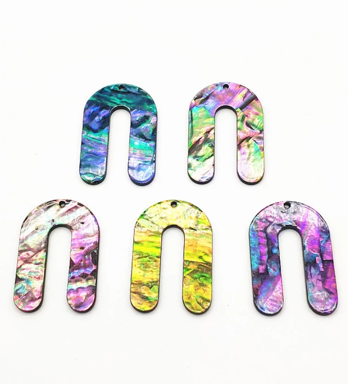 U Shaped Abalone Centerpieces