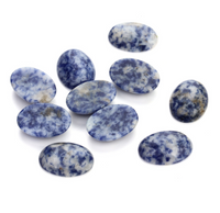 Oval Blue Point Stone Cabochon 18x25mm