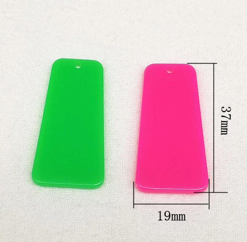 Short Solid Color Neon Slabs