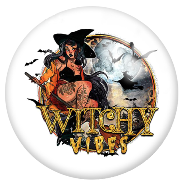 20mm Witchy Vibes Halloween Glass Cabochons