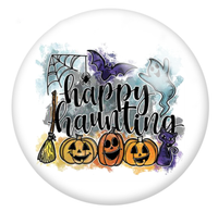 20mm Happy Haunting Halloween Glass Cabochons