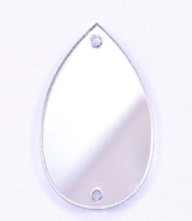 17x28mm Acrylic Teardrop Mirror Centerpieces