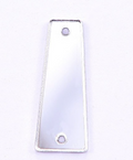 11x27mm Acrylic Trapezoid Mirror Centerpieces